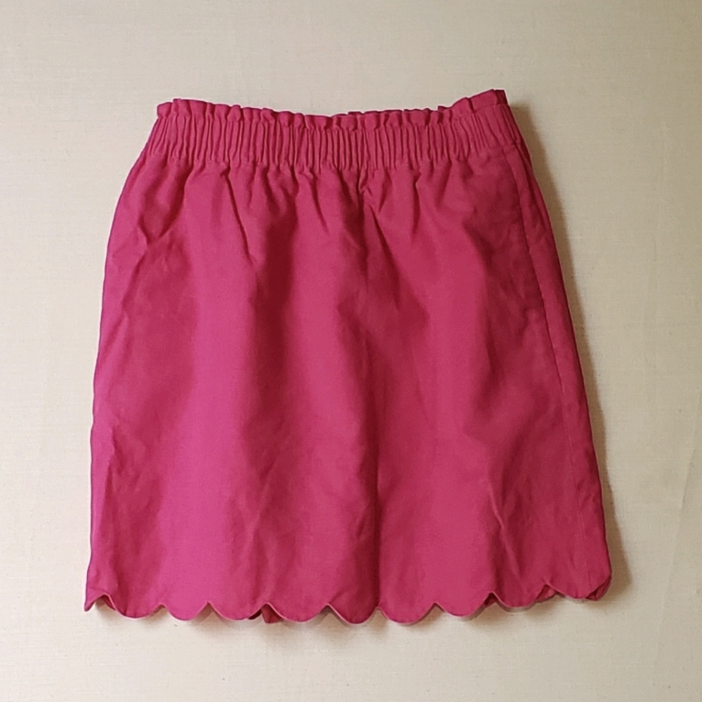 J Crew factory scalloped skirt